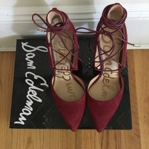 Sam Edelman Lace-Up Pumps